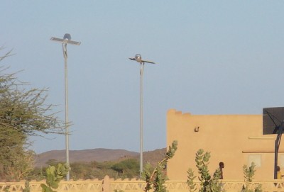 Aguelhoc - solární panely pro školu.