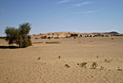 Poušť, sever Mali.